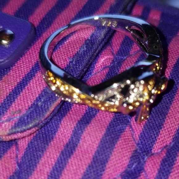 💗New beautiful sterling silver crossring size7 &9 - Picture 8 of 8